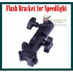 Camzilla EMH-35 Strobist Metal Flash Bracket Umbrella Holder for Speedlight  